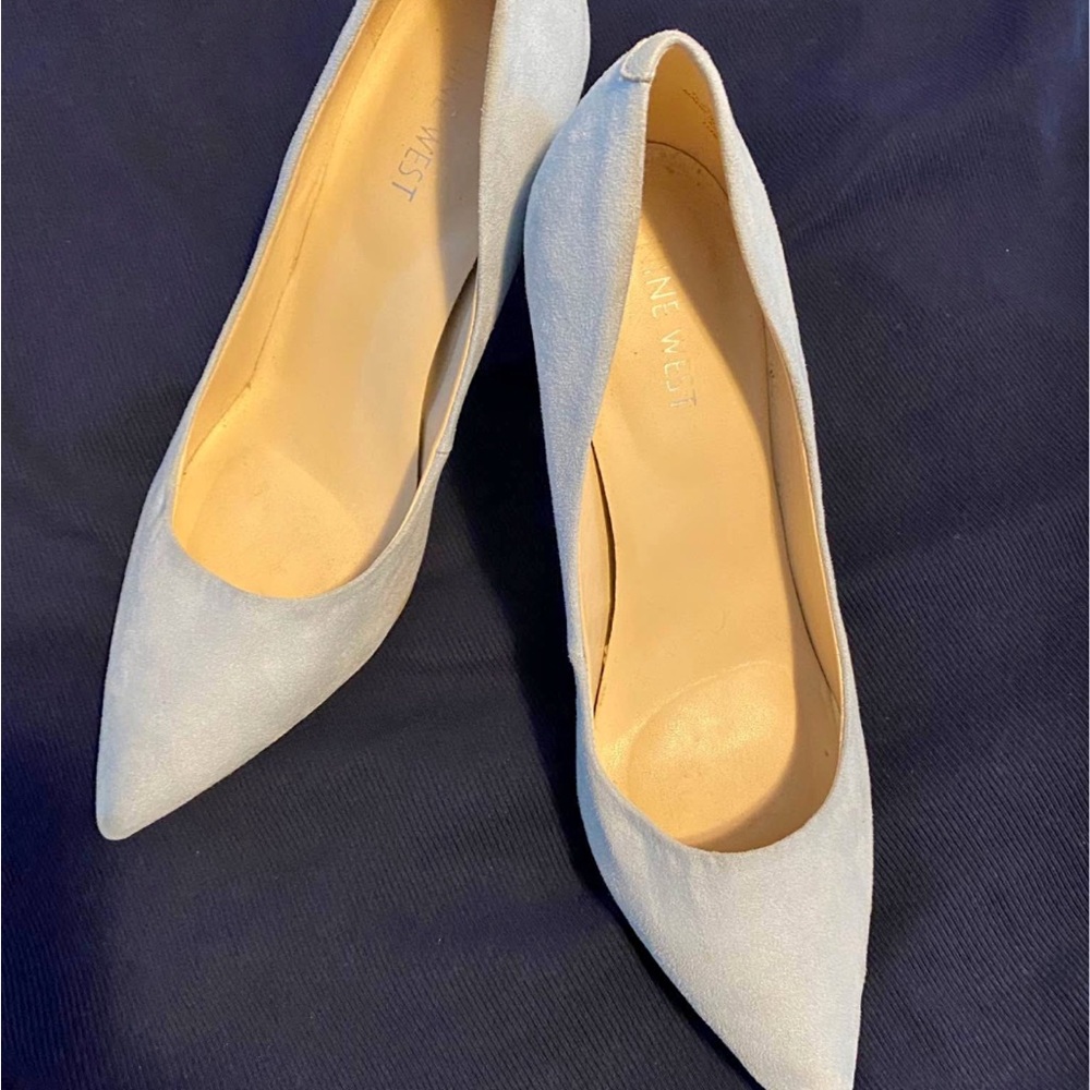 Nine West Women's Pastel blue heels Size 8M
